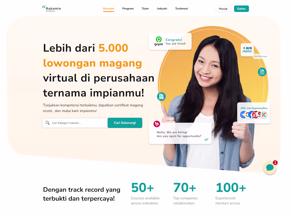 Cover image for Bootcamp/Education Web Design