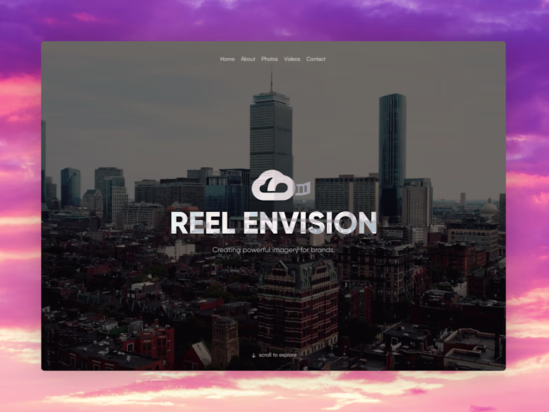 Cover image for Framer Website Design for Reel Envision