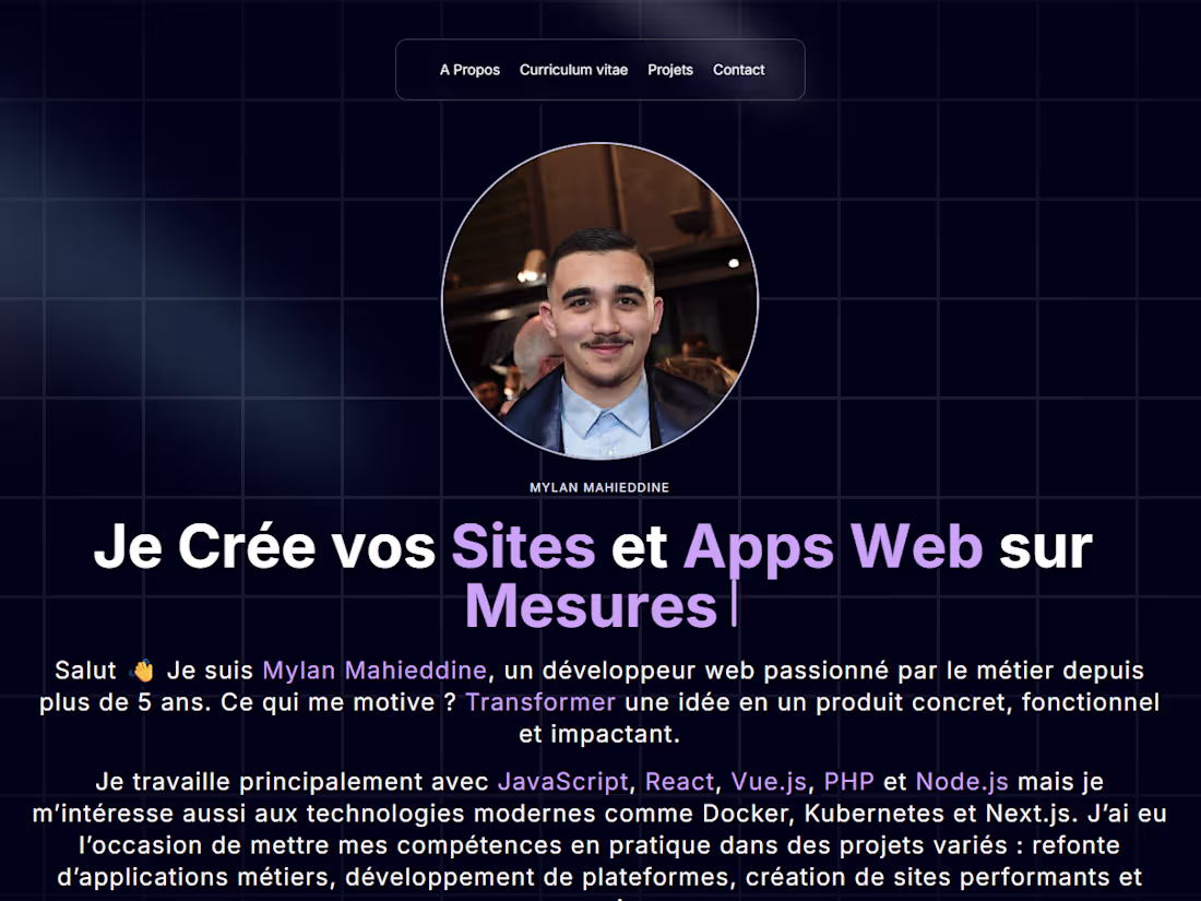 Cover image for Création de sites web