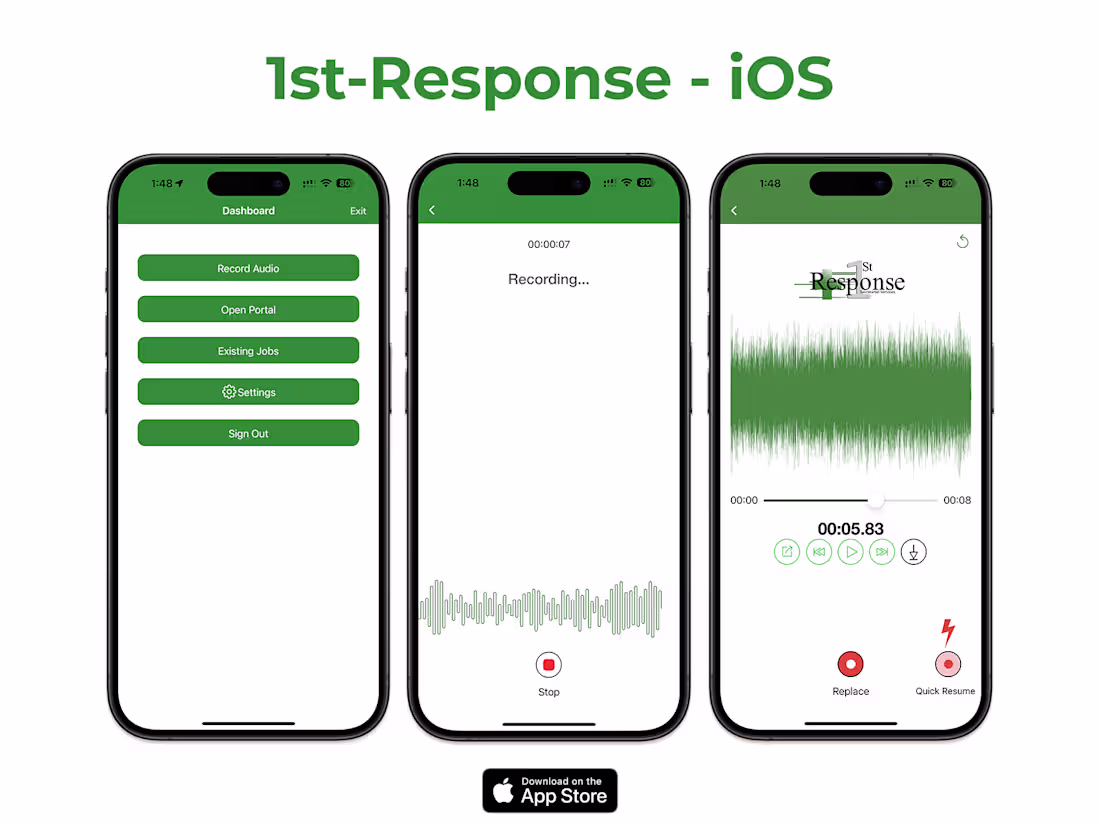 Cover image for 1st-Response — Emergency App for iOS