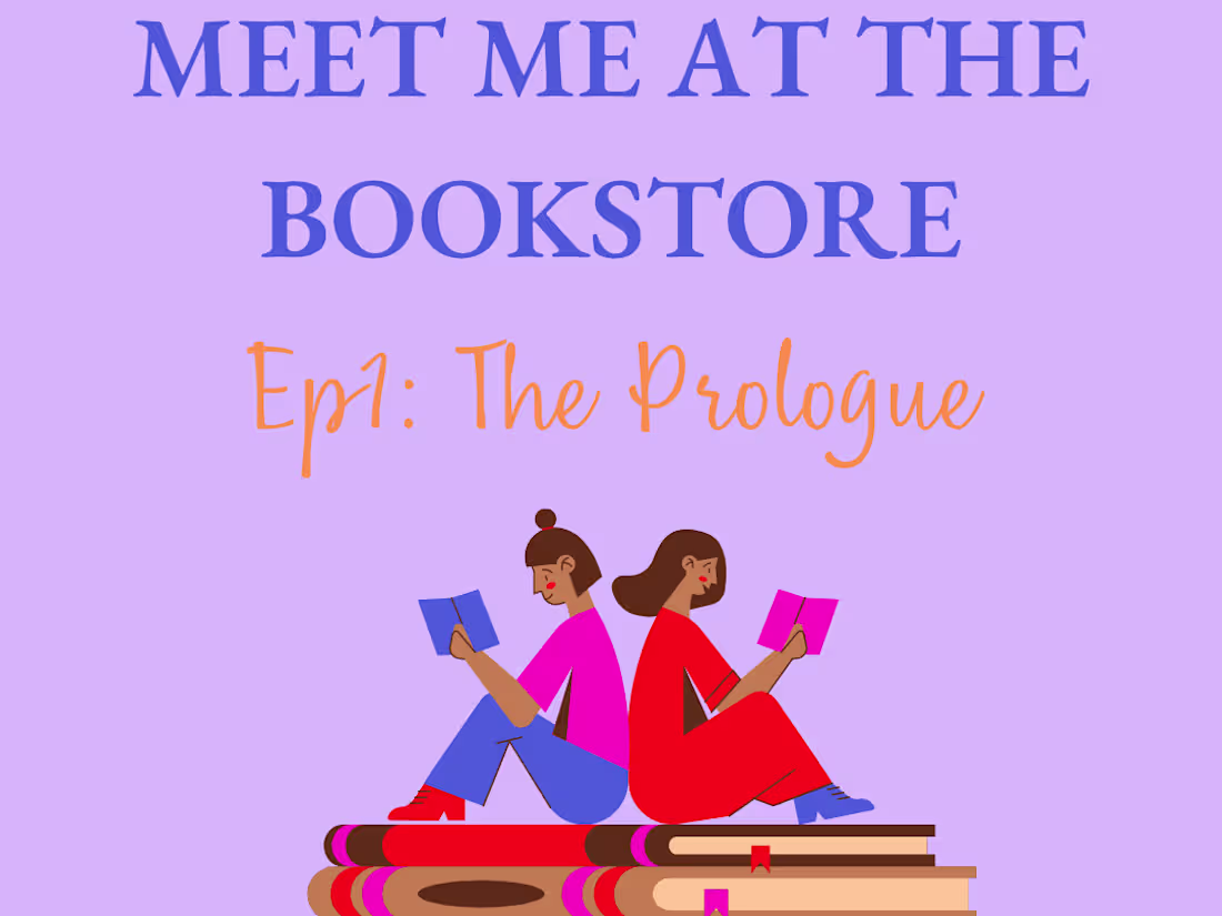 Cover image for Meet Me At the Bookstore landing pages on Spotify and Instagram 