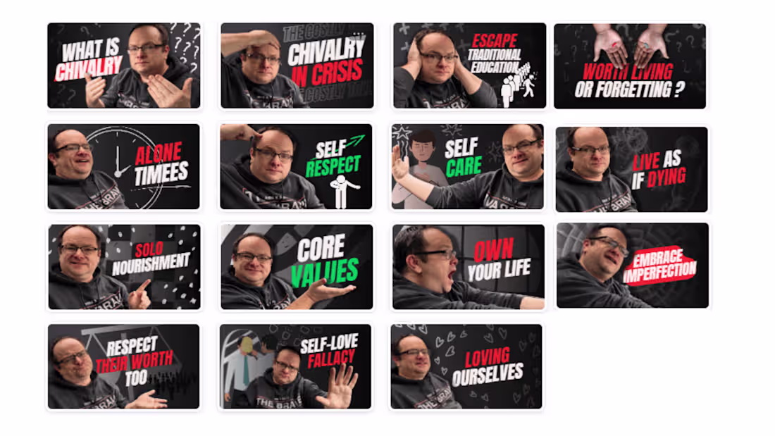 Cover image for 15 thumbnails for self-improvement youtuber