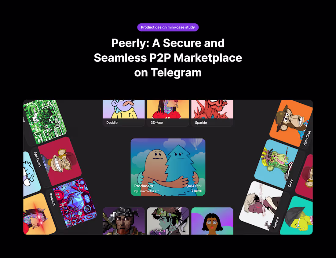 Cover image for Peerly: mini case study