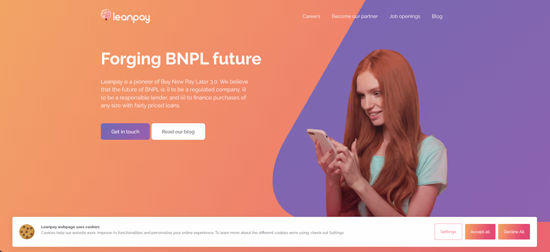 Cover image for Leanpay, a pioneer in BNPL