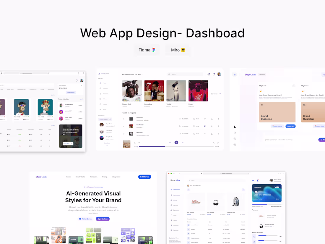 Cover image for High-Impact Web App UI/UX for SAAS, Web3 & Fintech