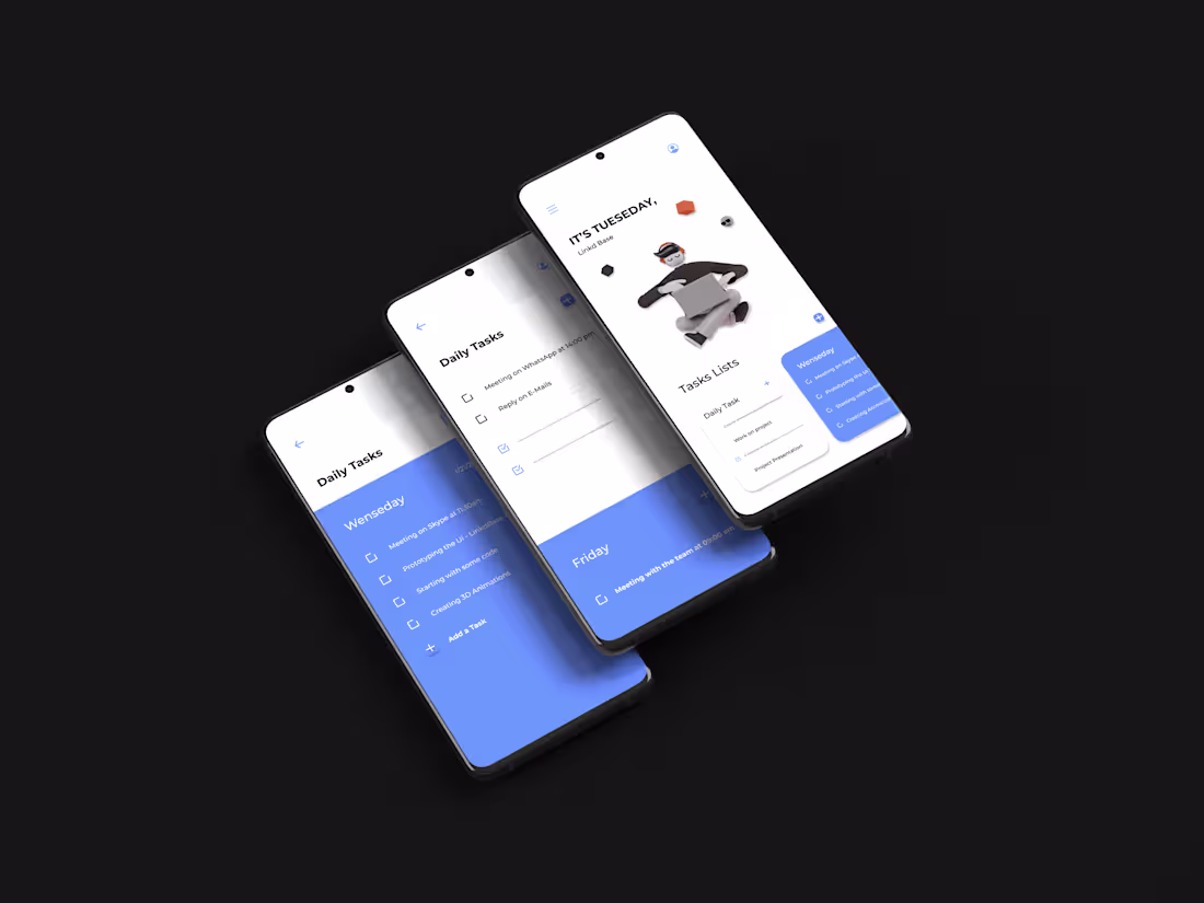 Cover image for Ux-Ui Design - LinkdBase ToDoList