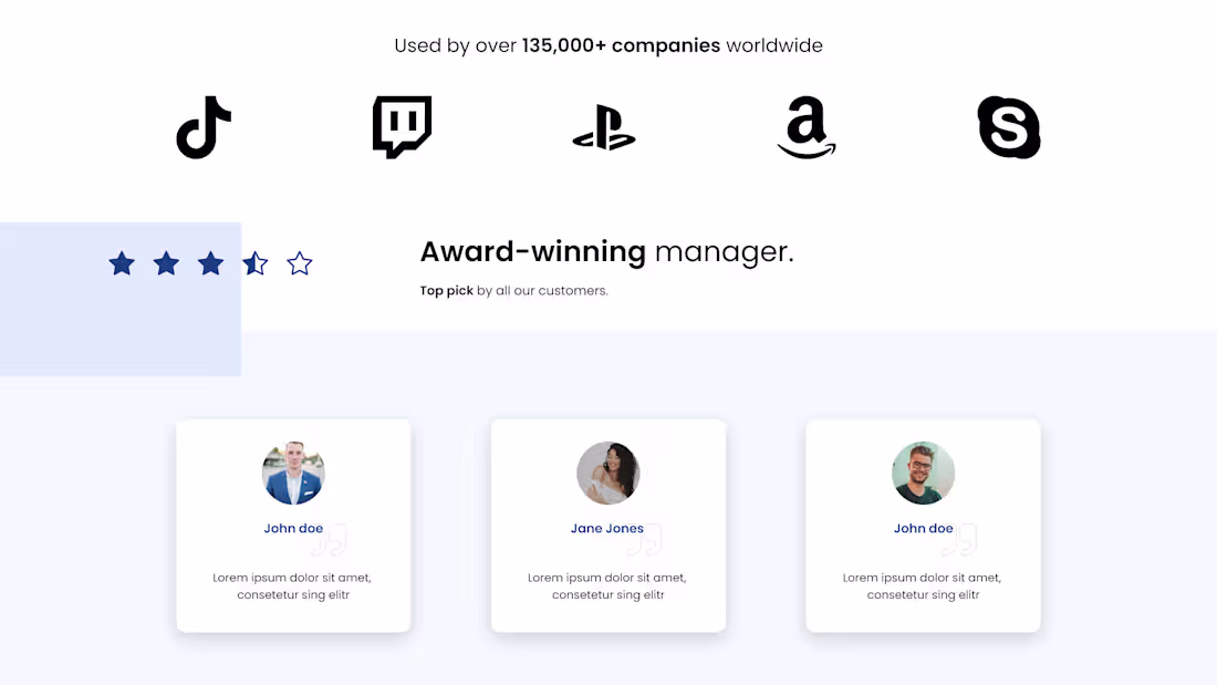 Cover image for Testimonial Page