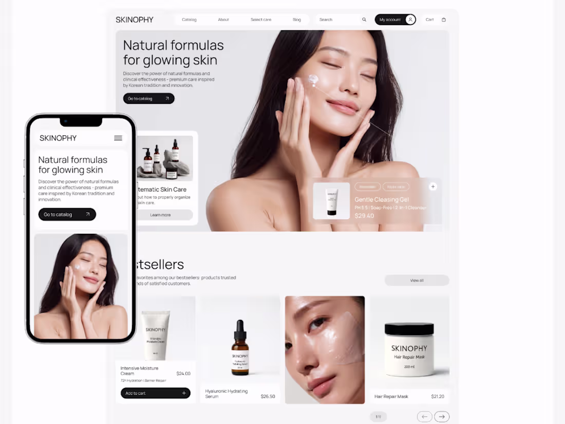 Cover image for Website UI/UX Design