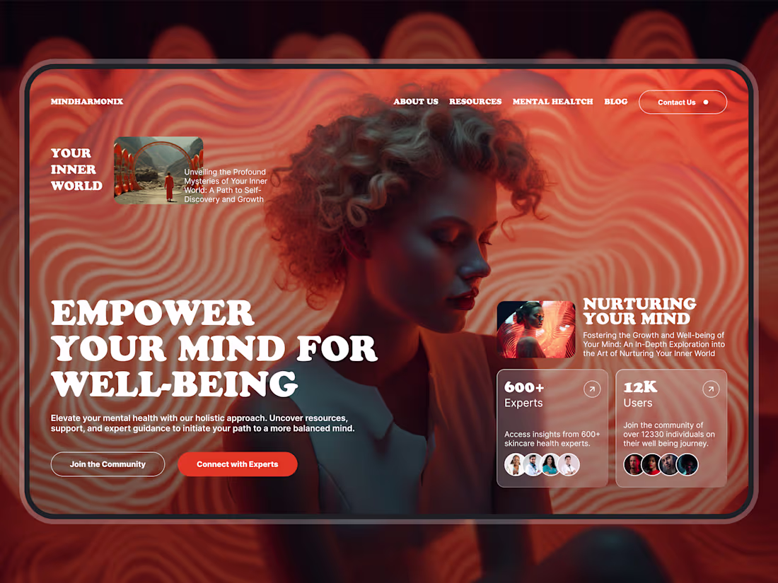 Cover image for Mental Health Web Design