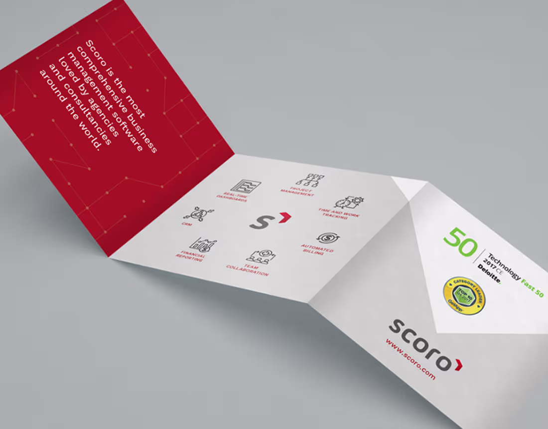 Cover image for Scoro Overview Brochure