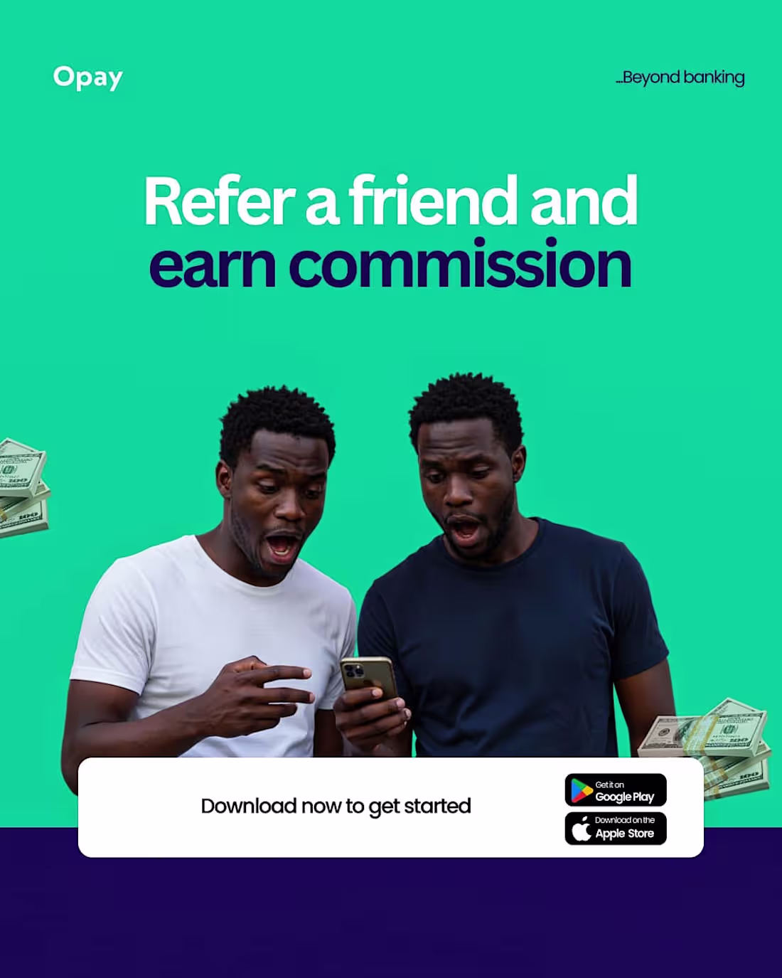 Cover image for Social media designs for opay. Opay is microfinance bank,so ...