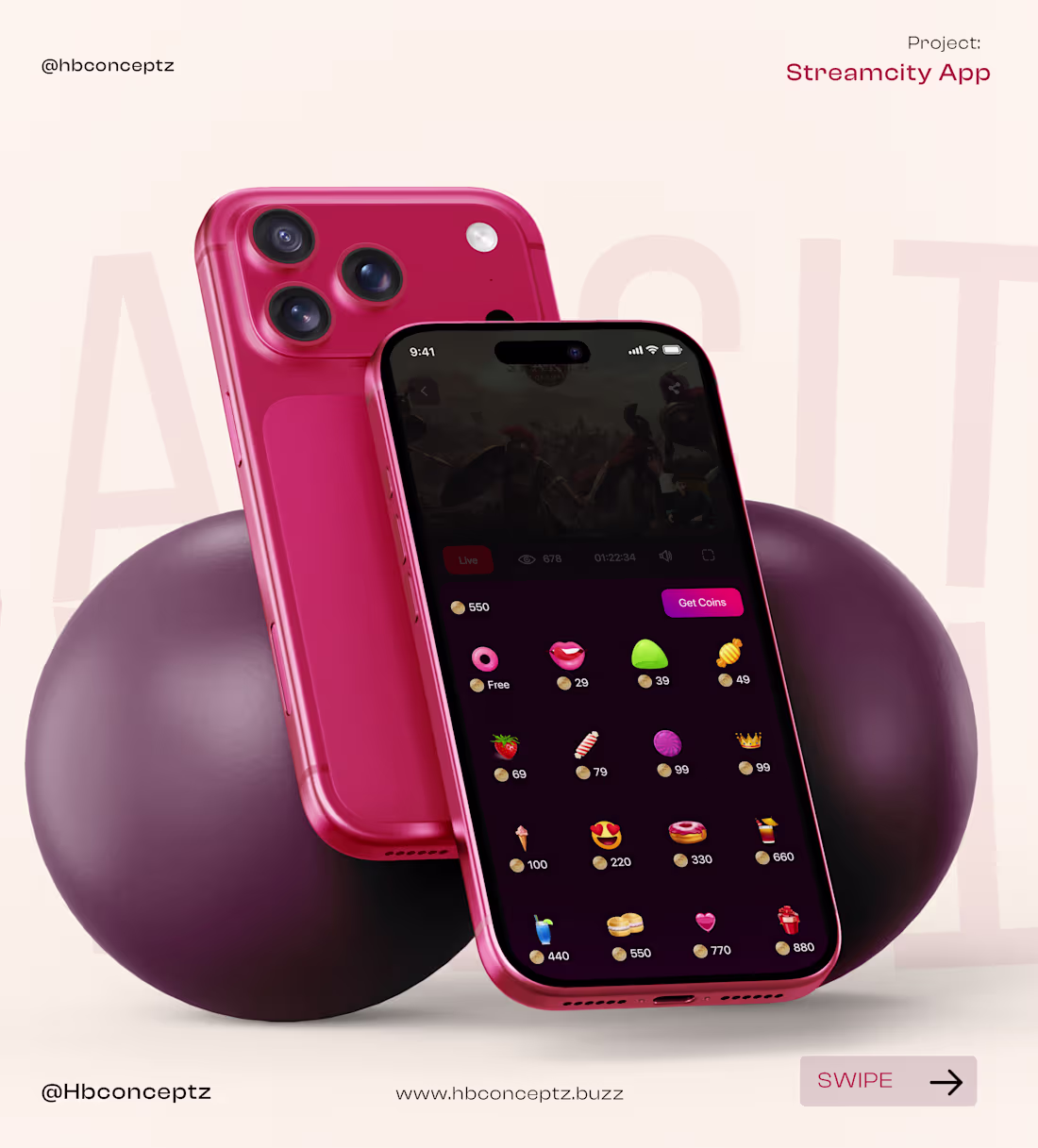 Cover image for Streaming App Ui Design for StreamCity