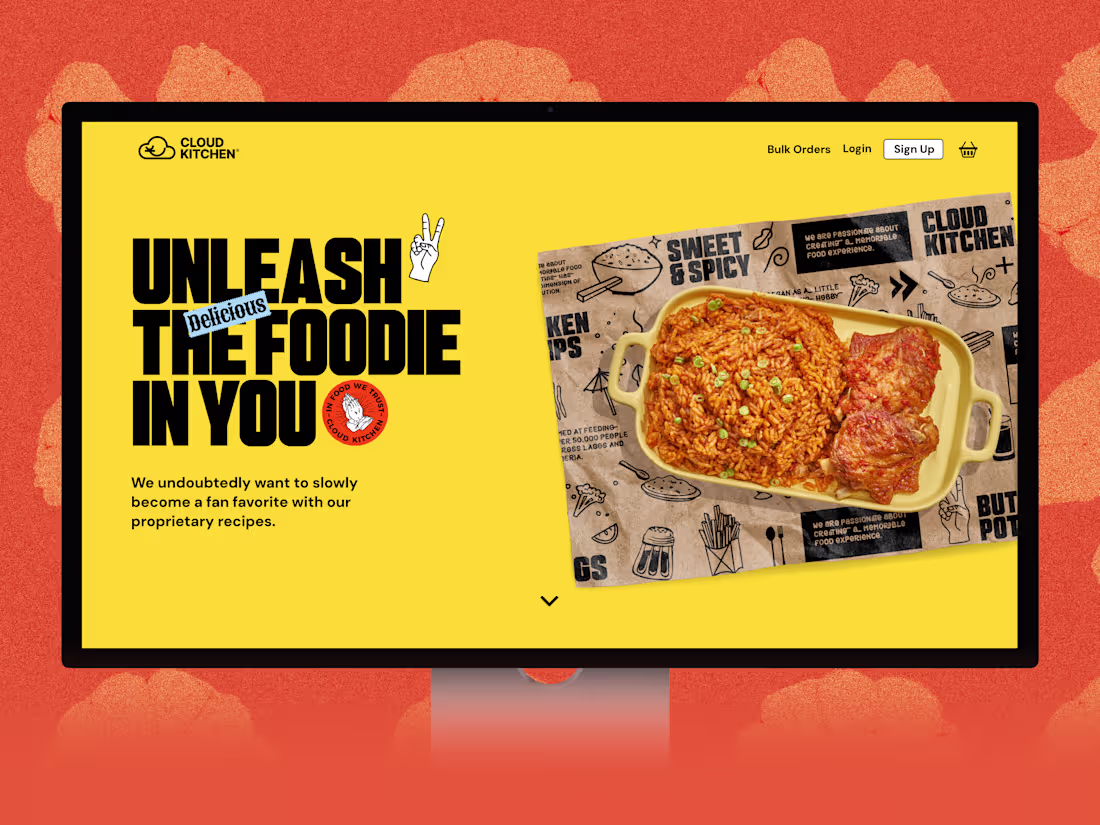 Cover image for Cloud Kitchen Website Makeover