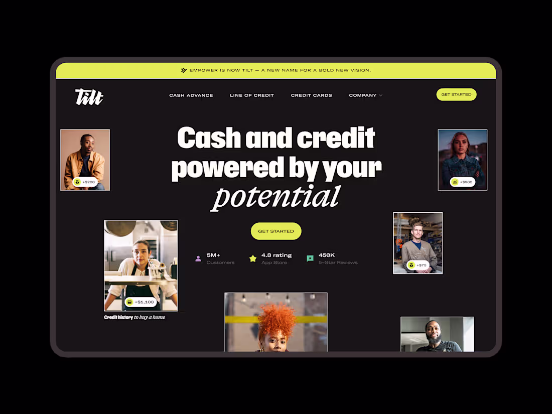 Cover image for Brand assets & Website for a Fintech company