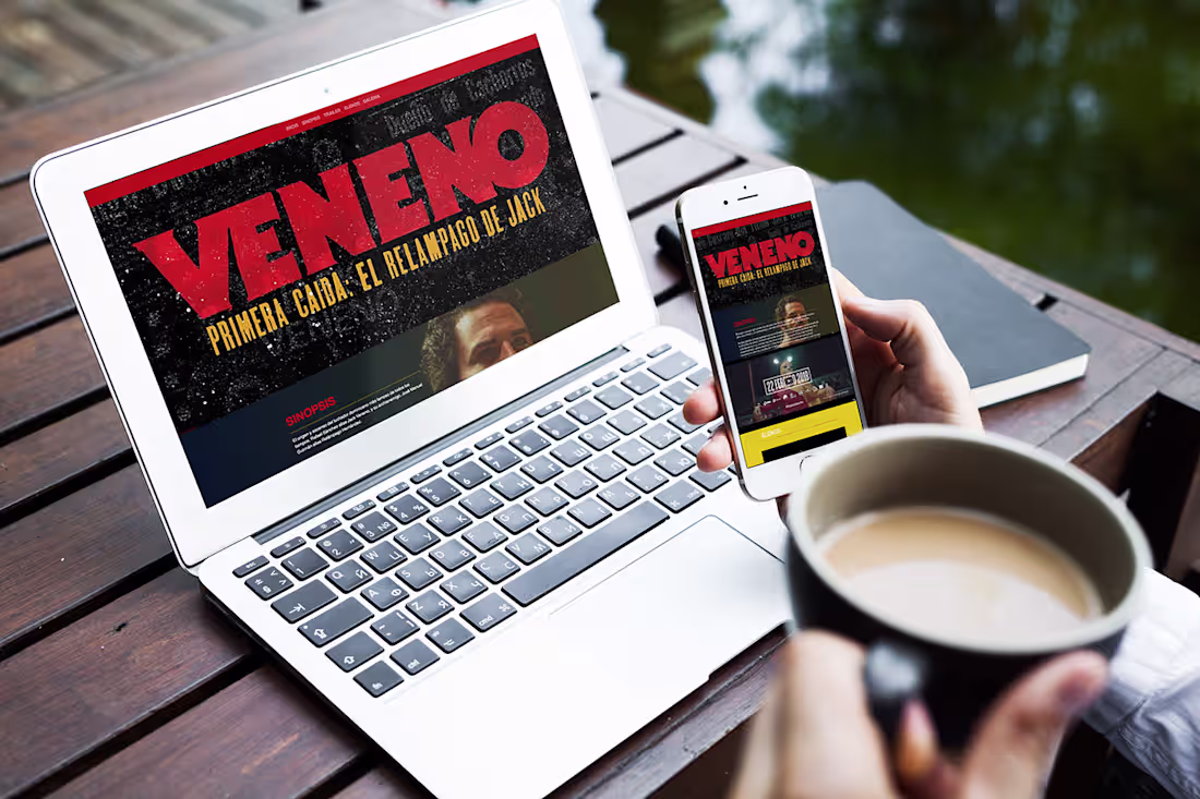 Cover image for Jack Veneno Website on Behance