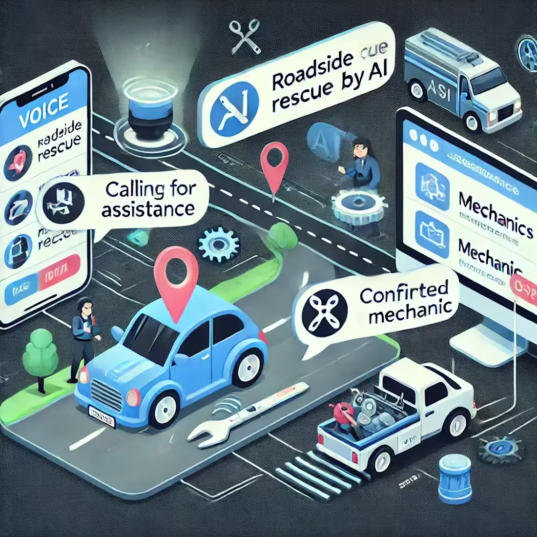 Cover image for Road Side Assistance Using AI