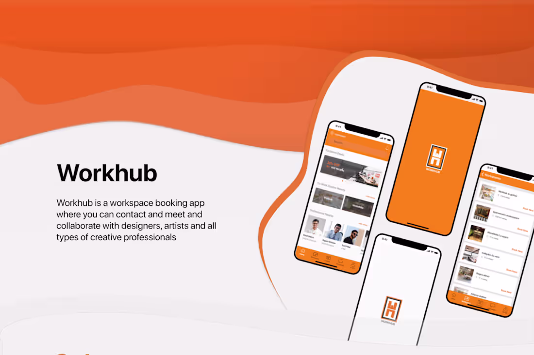 Cover image for iOS Presentation for Workhub App