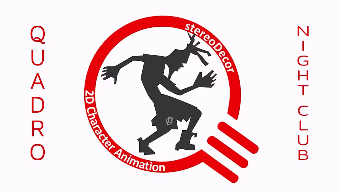 Cover image for Moho 2D animation: QUADRO night club mascot dance