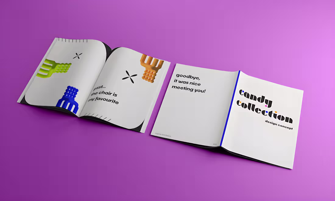 Cover image for Furniture catalogue concept + marketing material