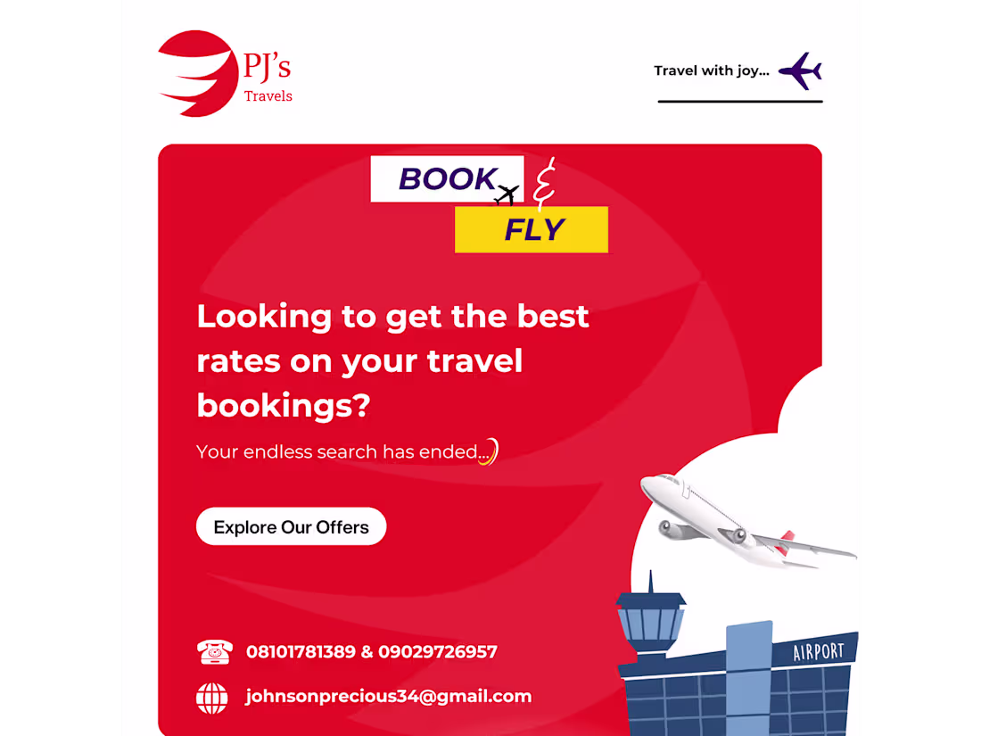 Cover image for PJ TRAVELS (A TRAVEL AGENCY)