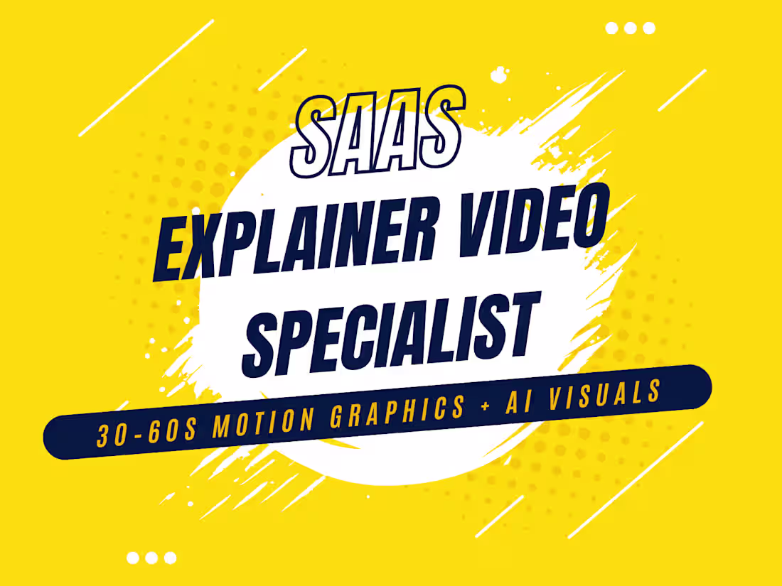 Cover image for SaaS / Tech Explainer Video Production