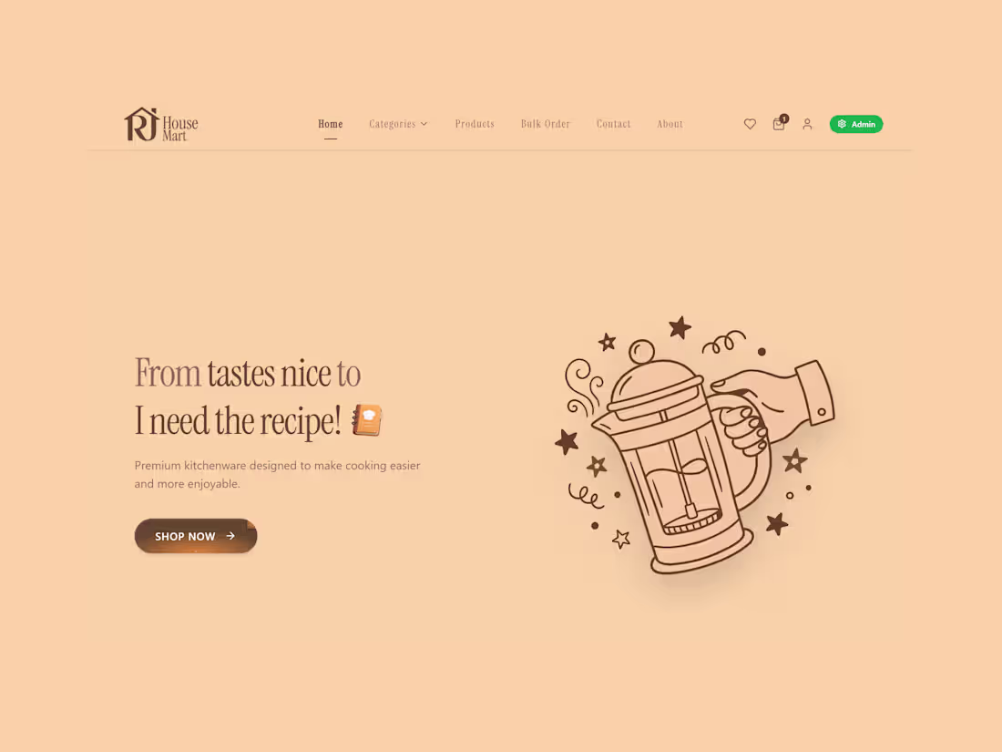 Cover image for Full-stack E-commerce Website  -  SEO Optimization Included.