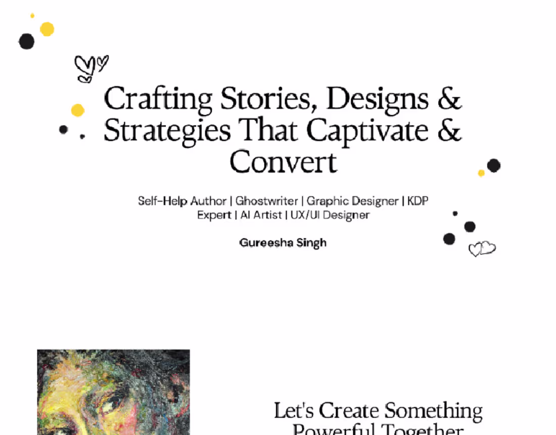 Cover image for Graphic and UX Designer Portfolio