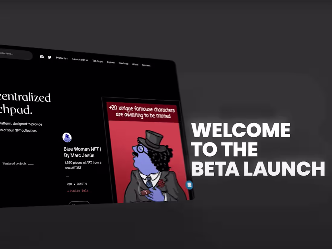 Cover image for Beta launch of the decentralized dropspace - YouTube