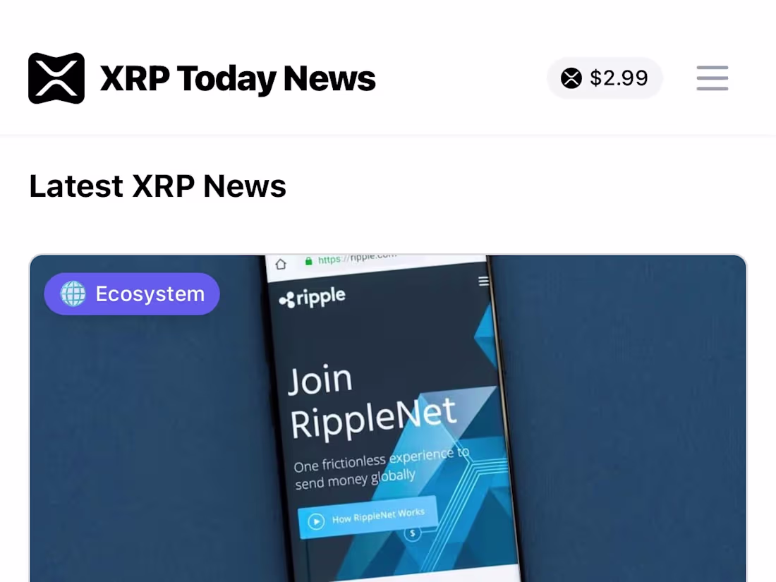 Cover image for XRP News Aggregator