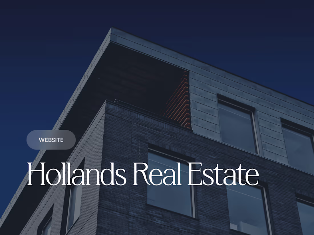 Cover image for Hollands Real Estate