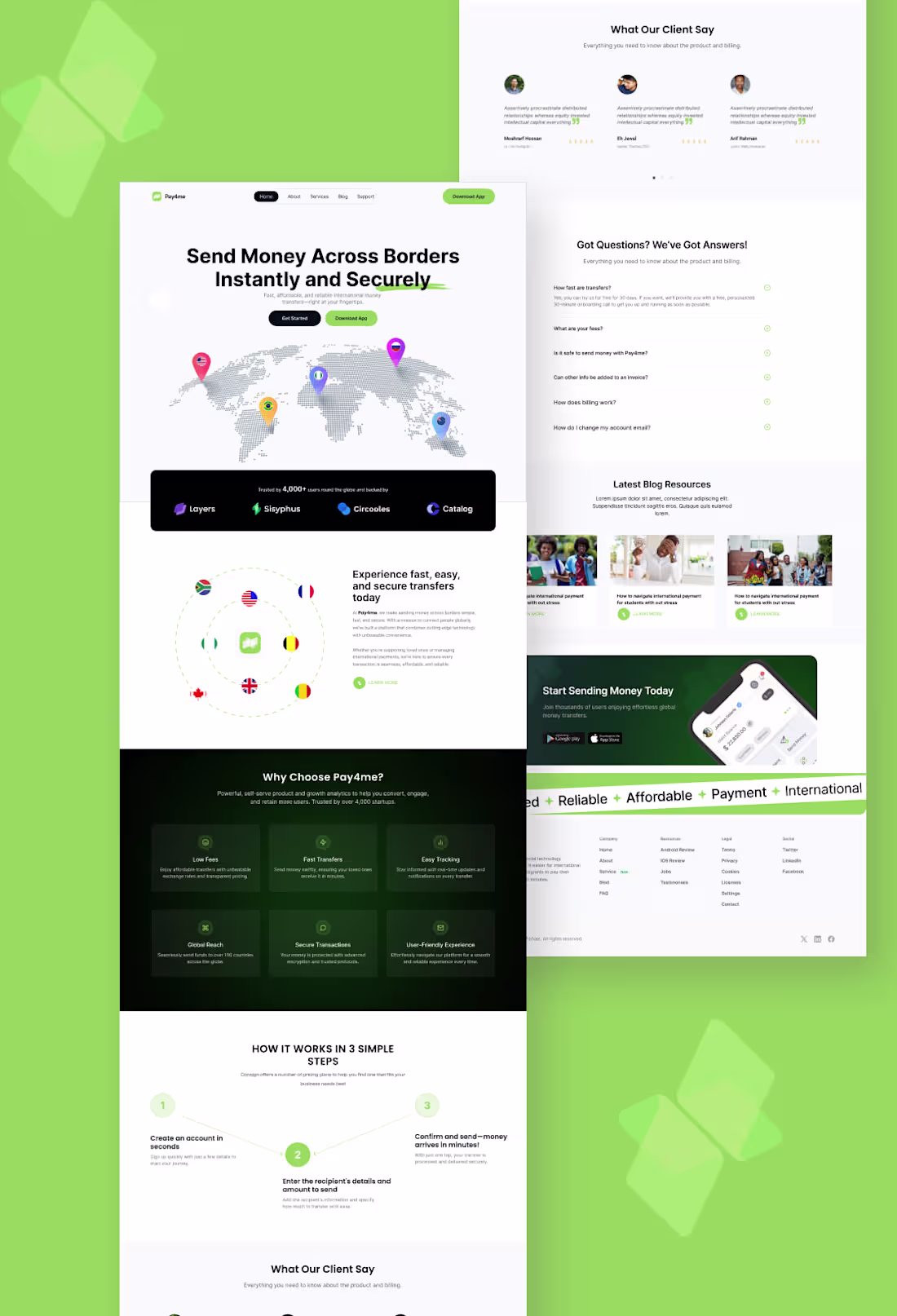 Cover image for Fintech Landing Page