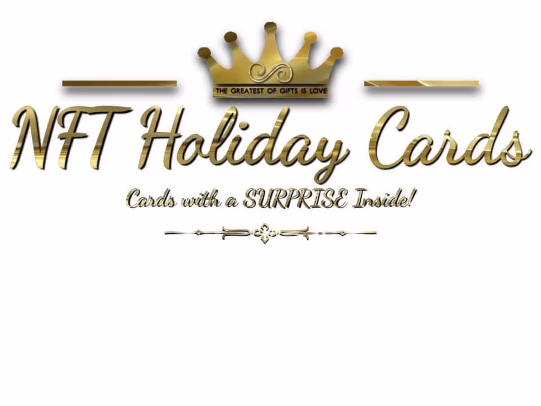 Cover image for NFT Holiday Gift Cards Logo Design