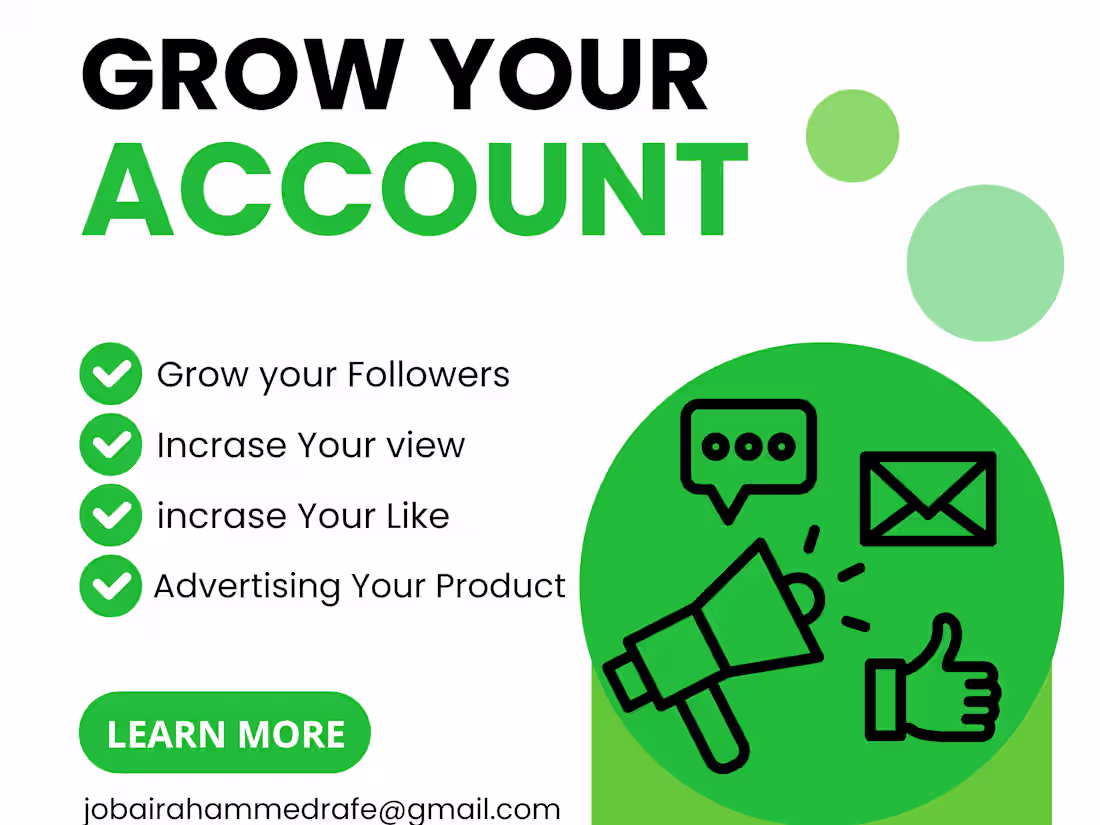 Cover image for FACEBOOK,TIKTOK,INSTAGRAM FOLLOWERS,LIKE, VIEW SERVICE