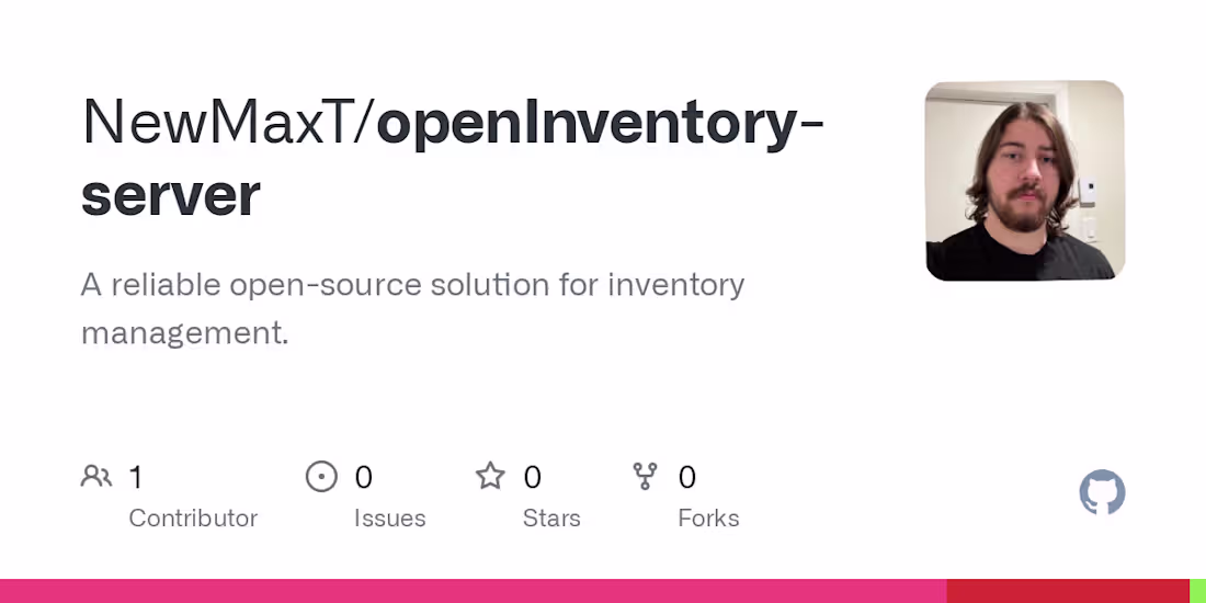 Cover image for Inventory Management API - openInventory