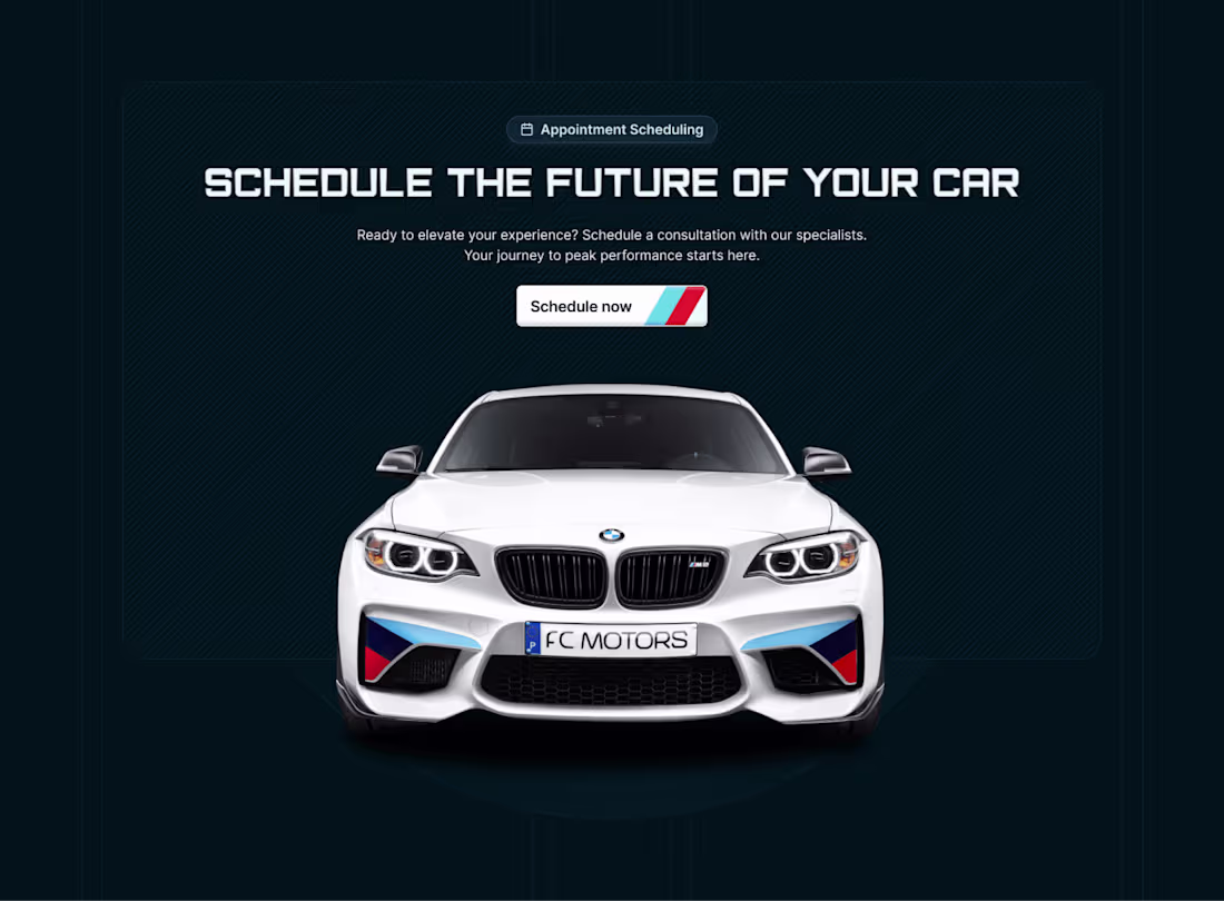 Cover image for FC Motors — Autoshop Website & Web Store