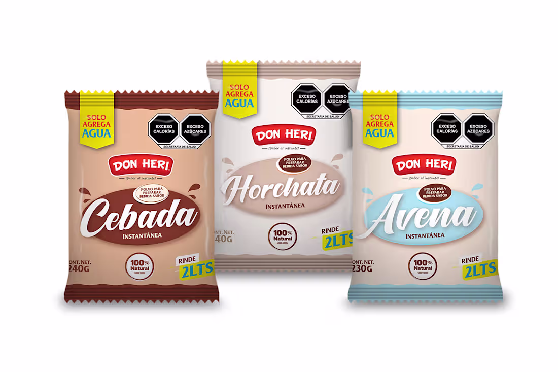 Cover image for Don Heri · Packaging design