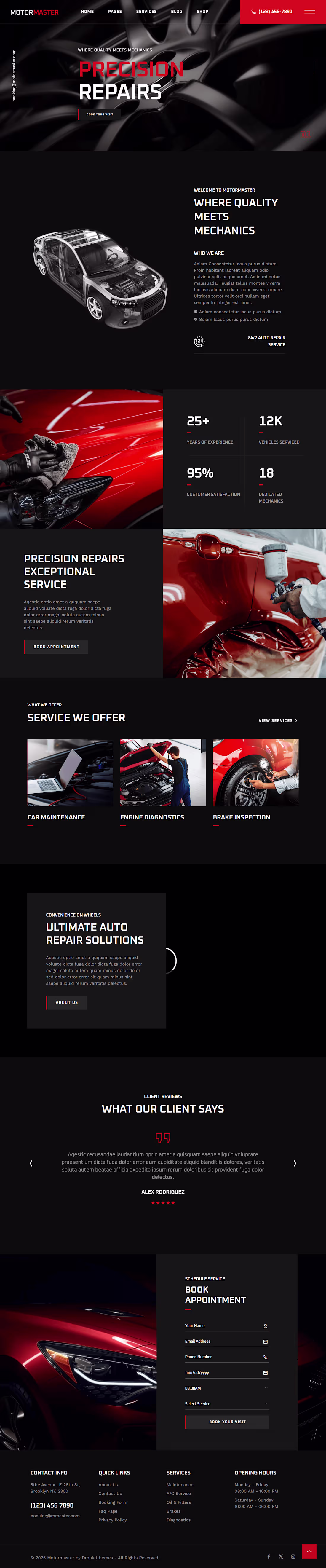 Cover image for Modern UI/UX Design for a Car Dealership
