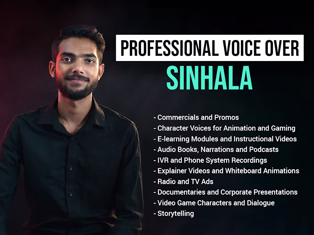 Cover image for Sinhala Voice Over