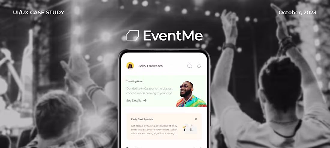Cover image for Event Ticketing App on Behance