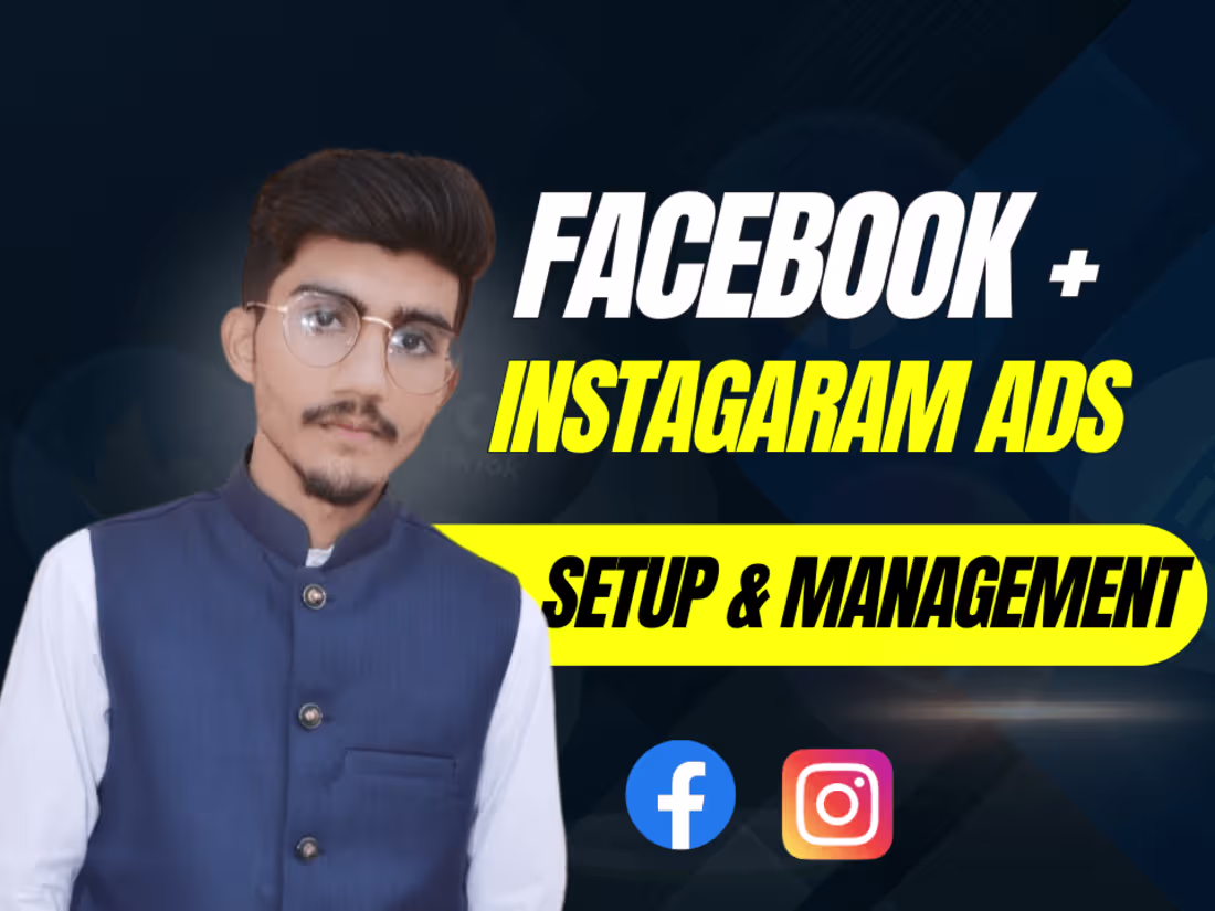 Cover image for I will set up and manage your Facebook ads and Instagram Ads