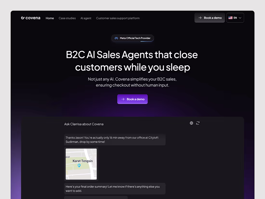 Cover image for Covena website rebranding to secure first investments