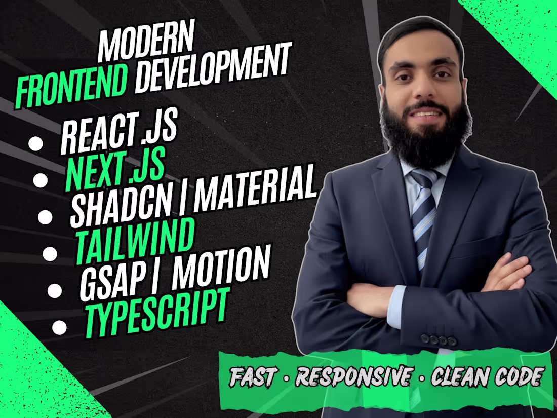 Cover image for Frontend Web Development (React.js, Next.js, Tailwind CSS)