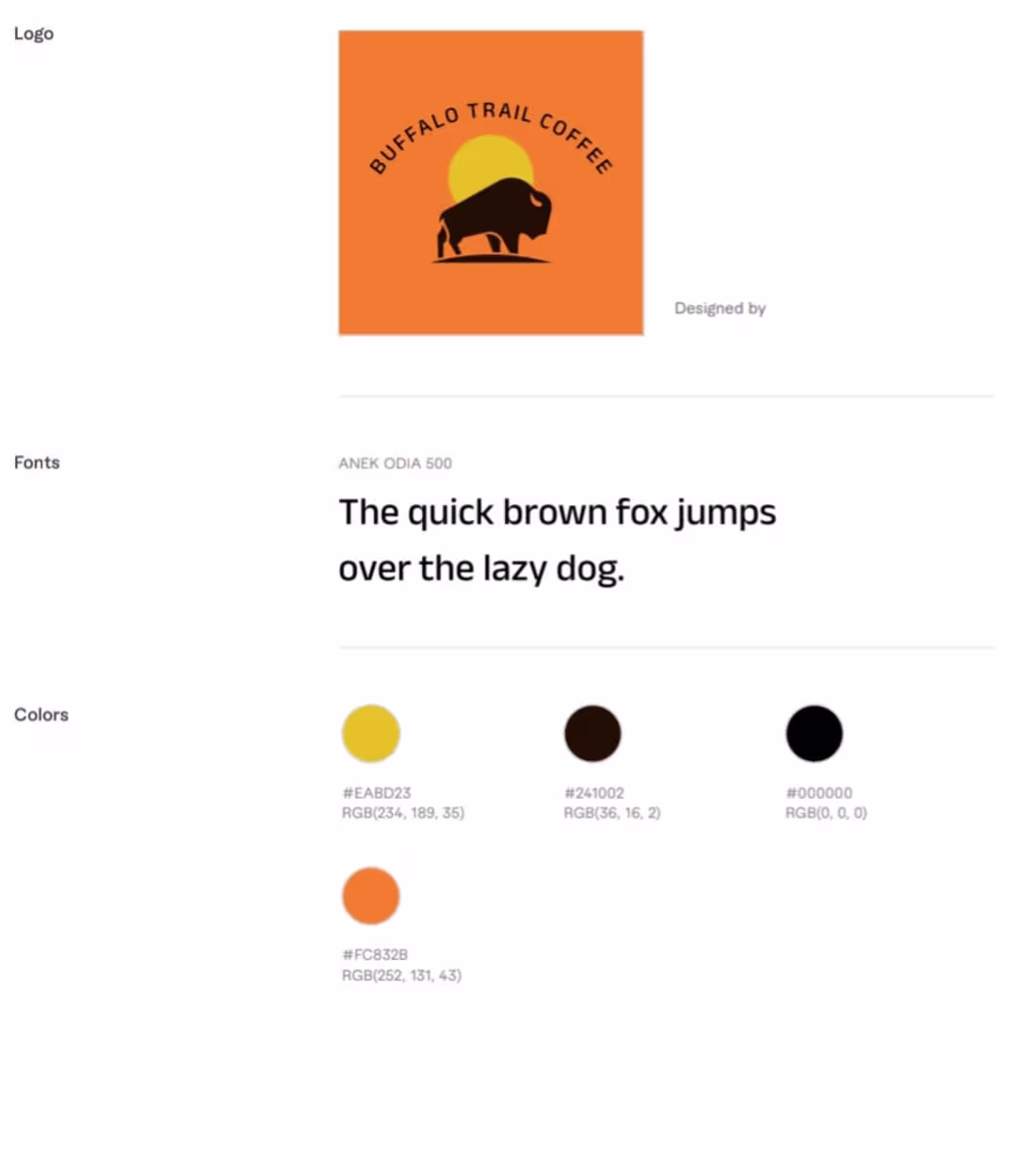 Cover image for A (very small) preview of a branding kit, which included muc...