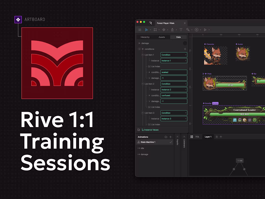 Cover image for Rive 1:1 Session