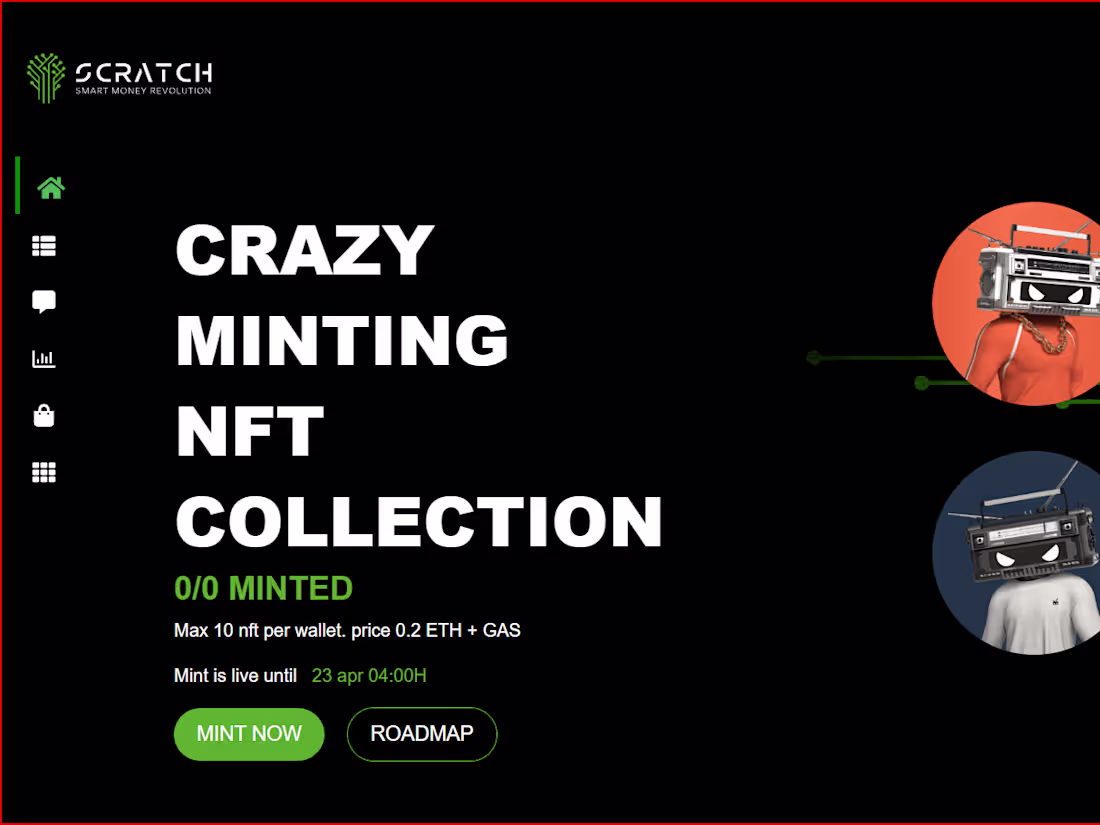 Cover image for Scratch Minting / Crypto / Bsc/ dAap- Web 3.0