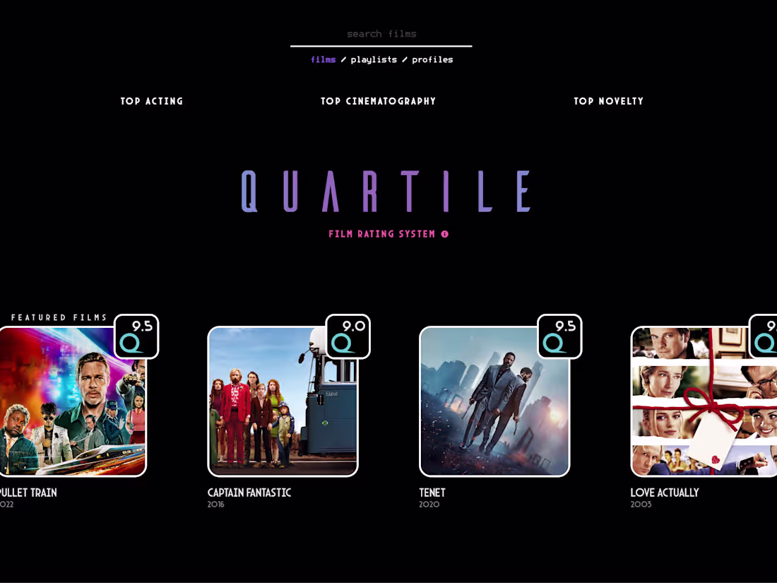 Cover image for Quartile - Fullstack Web App Development