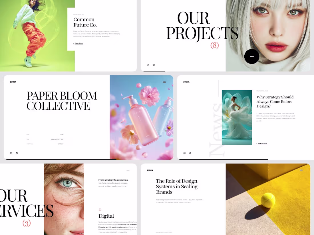 Cover image for Firma — Creative Agency Website
Firma is a