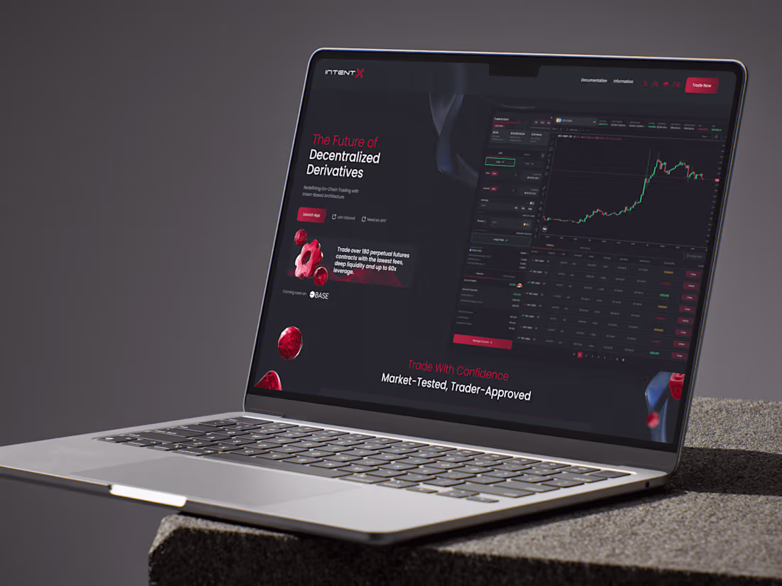 Cover image for IntentX Landing Page