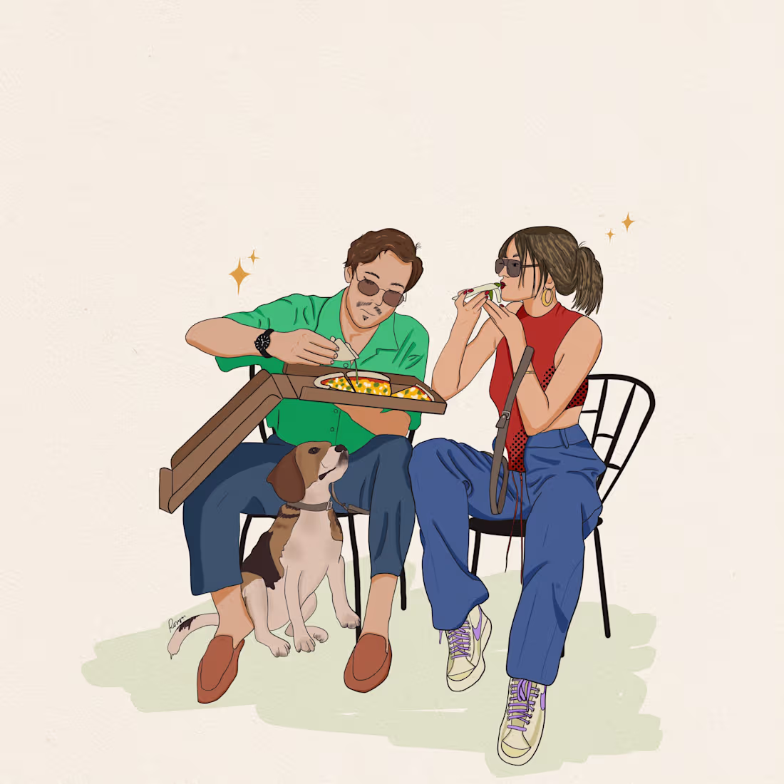 Cover image for Spending Moments Together Illustration