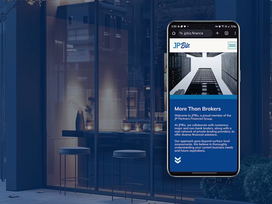 Cover image for JPBIZ - Full brand design & custom Webflow development